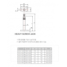 [신화 C&S] HEAVY SCREW JACK