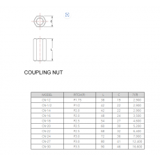 [신화 C&S] COUPLING NUT